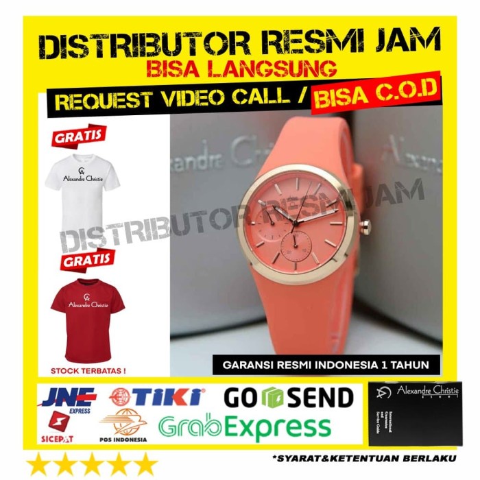 JAM ALEXANDRE CHRISTIE AC2663BF 2663BF AC 2663 GARANSI RESMI 12 BULAN