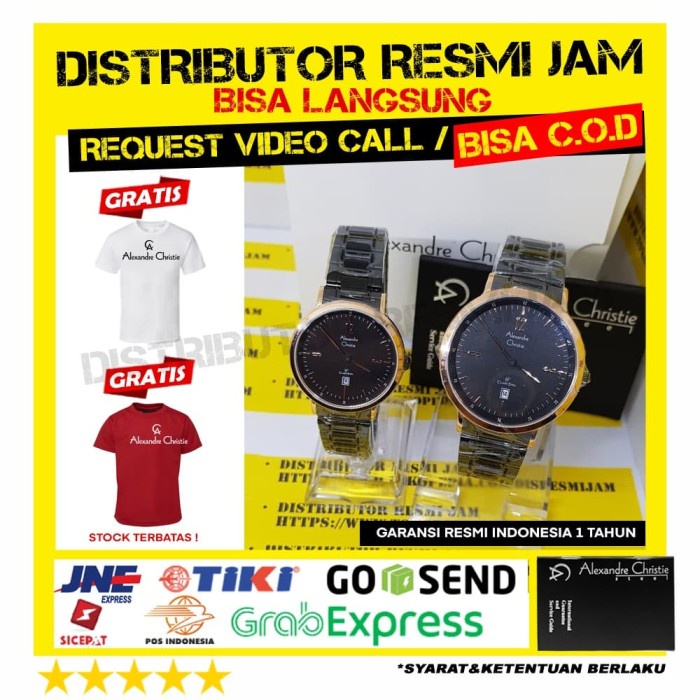 ALEXANDRE CHRISTIE pasangan couple 8499MD 8499LD ac8499 8499