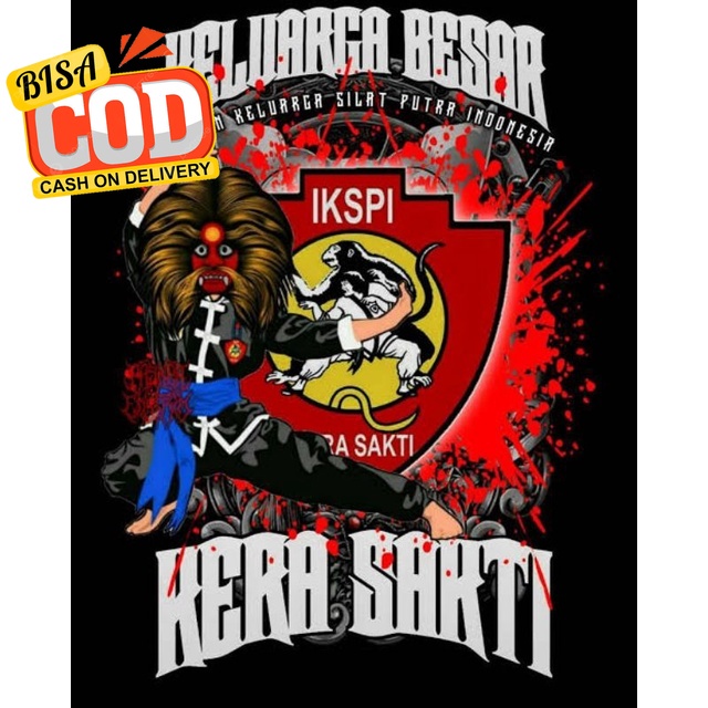 Hiasan dinding poster IKSPI KERA SAKTI plus bingkai ukuran 65x45