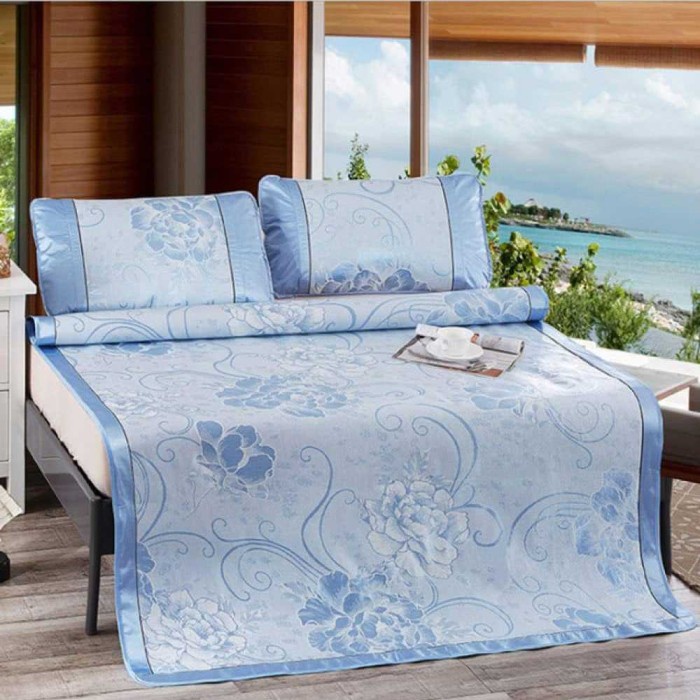 

TRFF Alas Kasur Mat Jacquard Ice Silk Mat Set 1.8x2M J2M