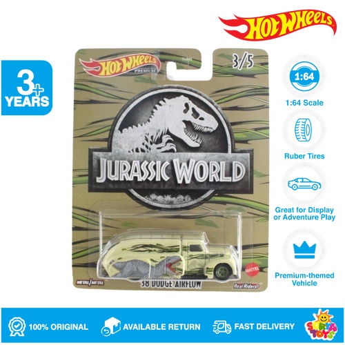HOTWHEELS JURASSIC WORLD 38 DODGE AIRFLOW - PARK DOMINION