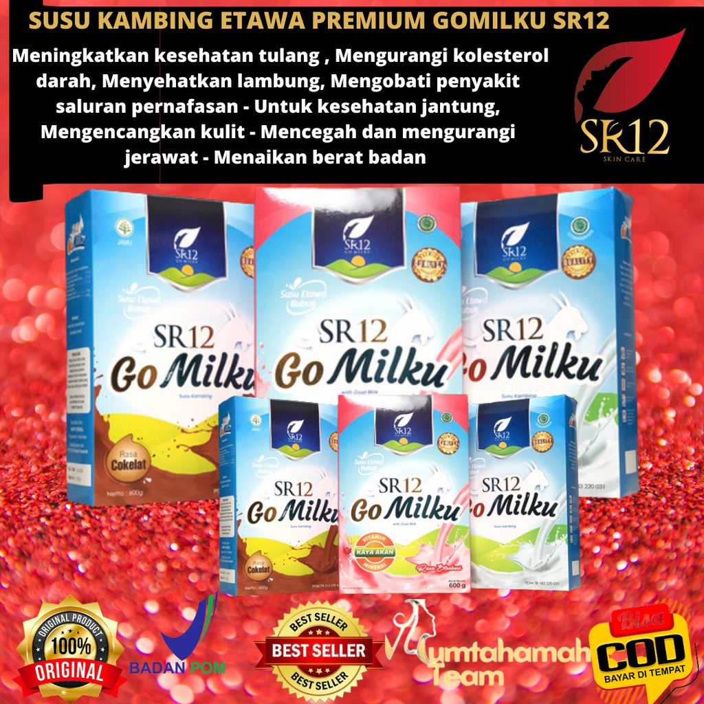 

SUSU KAMBING ETAWA BUBUK DAUN KELOR TANPA GULA GOMILKU SR12 600 GRAM - Coklat TERLARIS