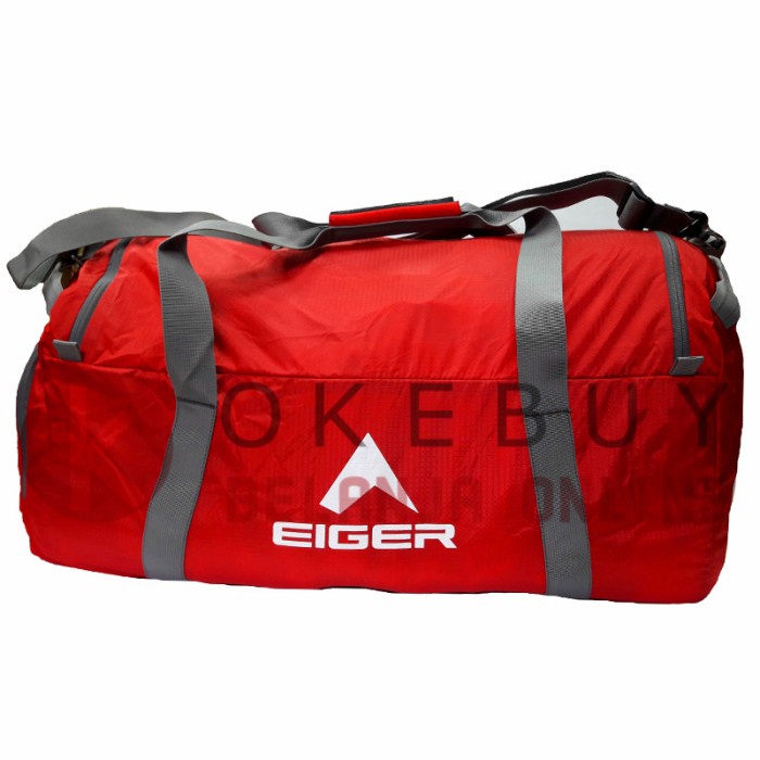 Tas Lipat Eiger 5345 RED Travel Bag / Duffel Bag / Tas Pakaian