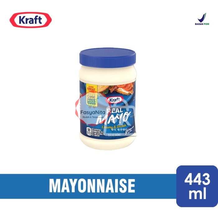 

Real Mayo Kraft / Mayonnaise Creamy Smooth (443 ml) - FasyAnita Mart Denpasar