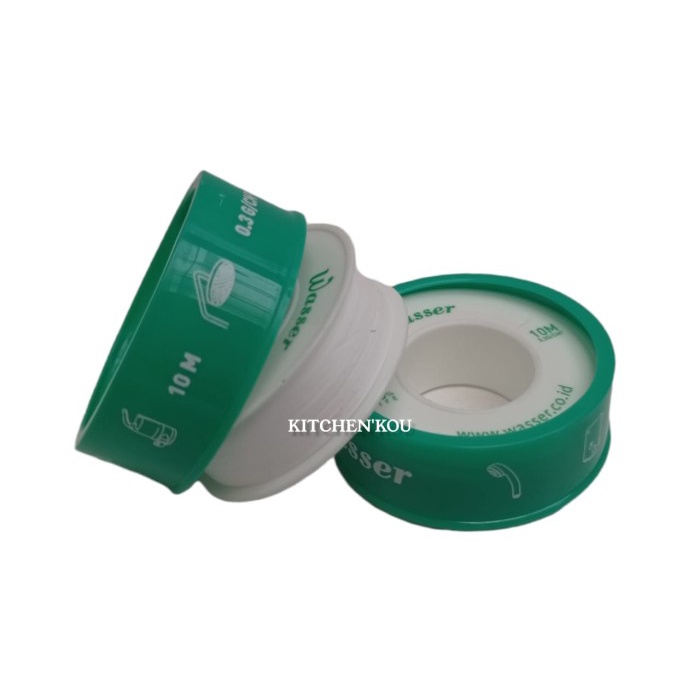 

WASSER SEAL TAPE 10M / ISOLASI KRAN / SOLATIP KRAN - 50 PCS