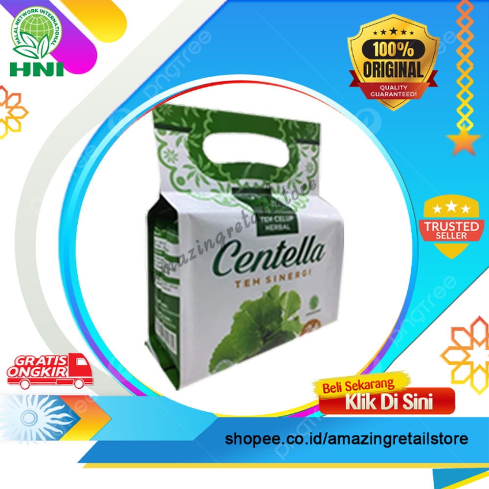 

CENTELLA TEA SINERGI TEH PEGAGAN TEH HERBAL TEH HIJAU MELANCARKAN PEREDARAN DARAH - HNI HPAI ARSSRaaa