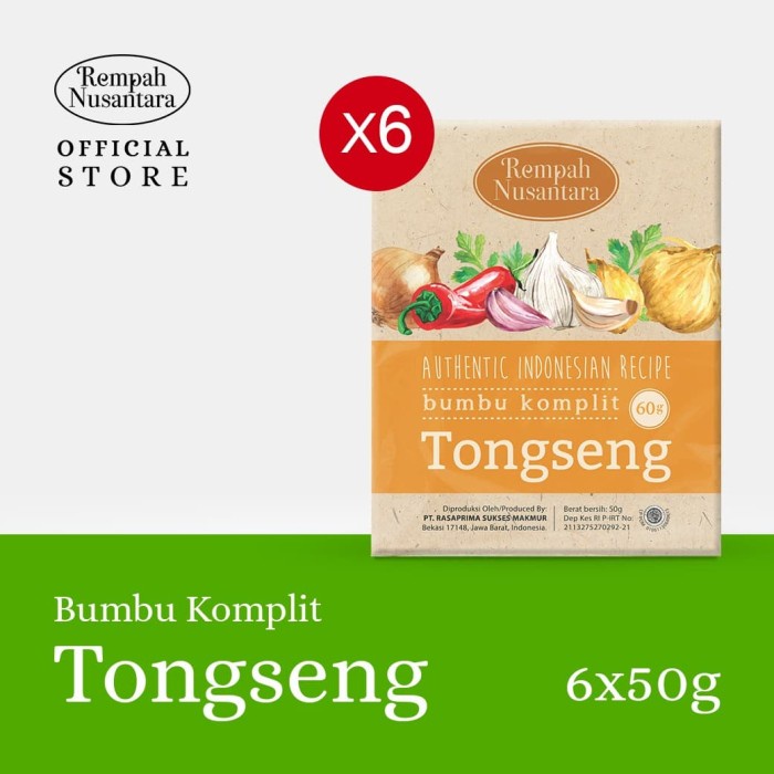 

Produk Terbaru MurMer BUMBU TONGSENG REMPAH NUSANTARA 60 GR 1 PACK ( 6 PCS)