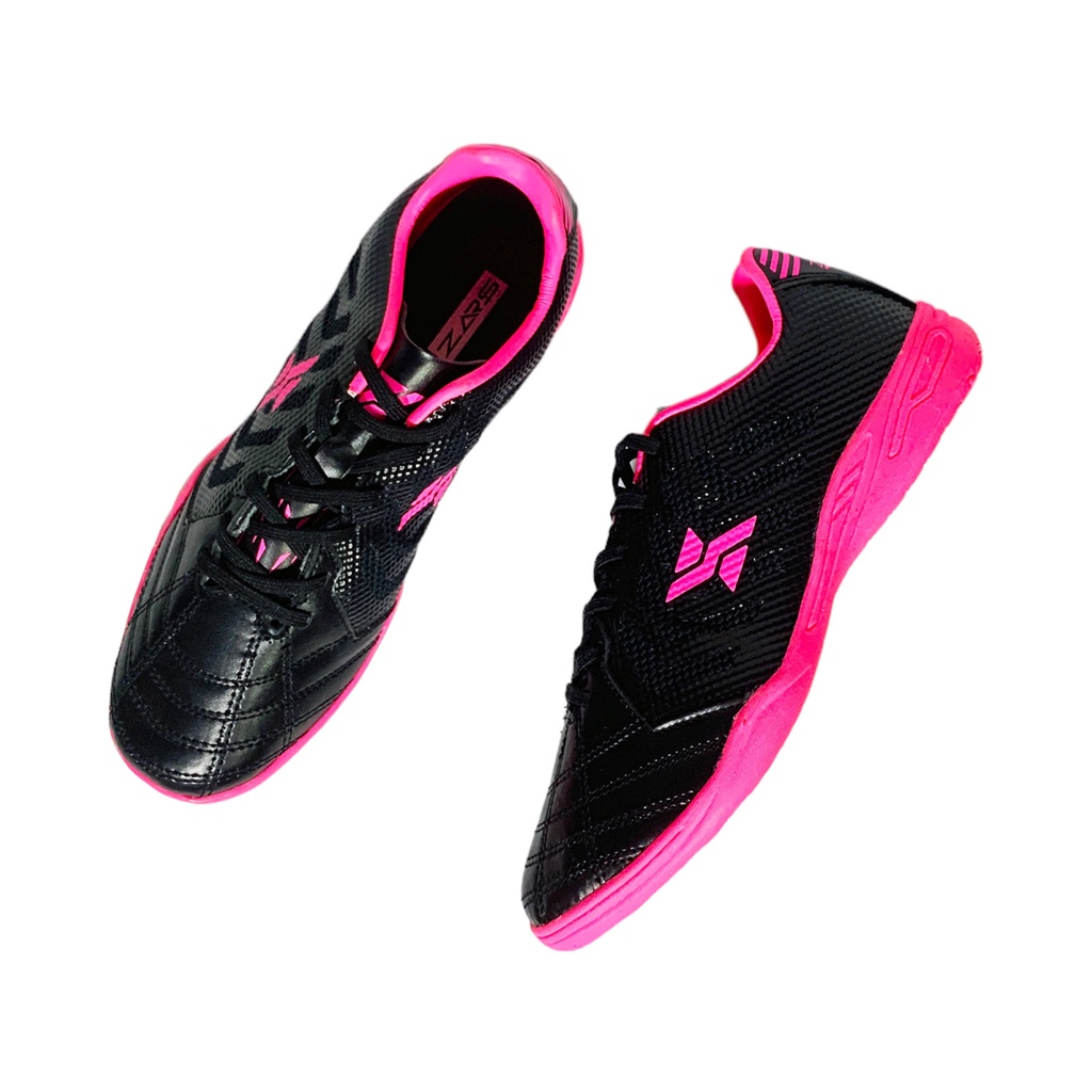 Zars Sepatu Futsal Evo Infinity Black Pink IN