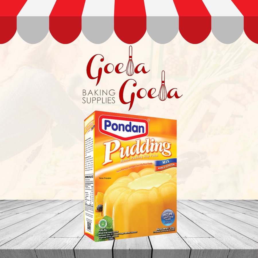 Puding Mangga dan Vla