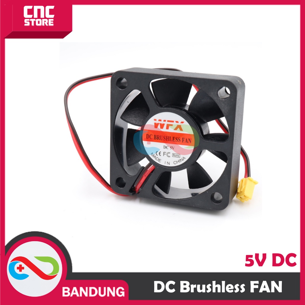 MINI FAN DC BRUSHLESS DC 5V 5x5x1CM