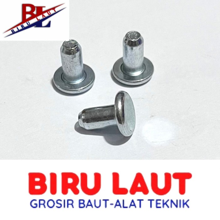 (paket isi 15 biji) Paku Rivet Keling Helm Universal
