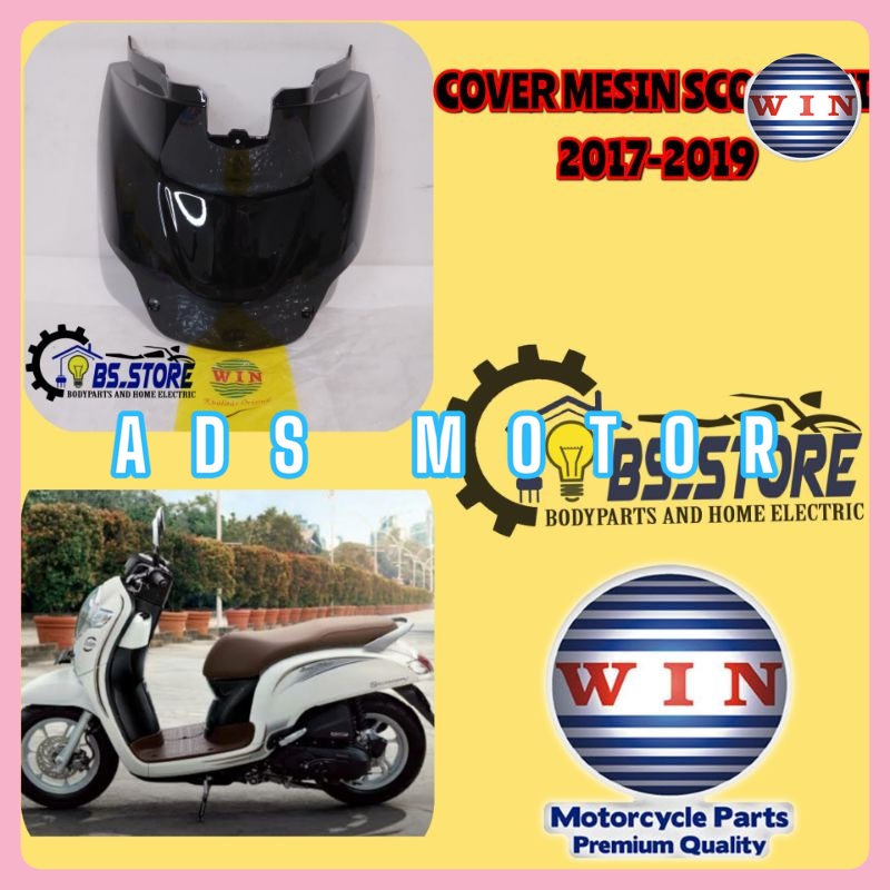 COVER MESIN BAWAH JOK SCOOPY FI 2017 2108 2019 / COVER TANGKI SCOOPY FI ESP 2017 2018 2020
