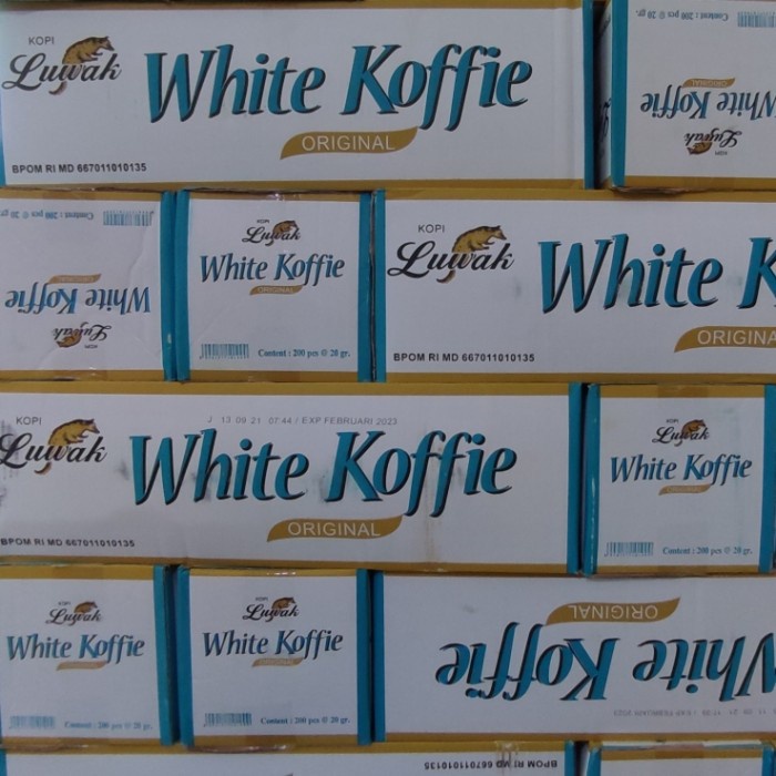 

Kopi Luwak White Coffee 1 Dus Isi 20 Renceng X 10 Sachets