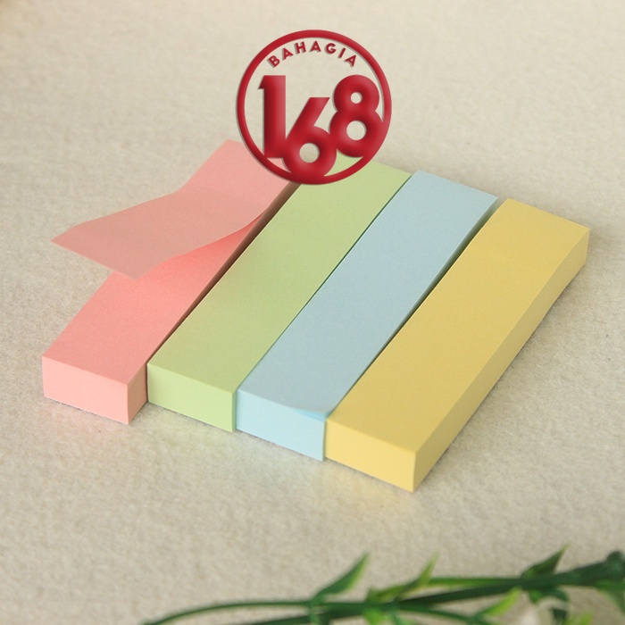 

sticky note 4 warna. pembatas buku, memo, dll (100 sheets)