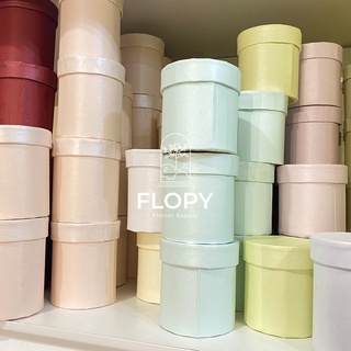 

kirstutrendy KECIL WARNA PREMIUM - Bloom Box Flower Bulat Round / Kotak Bunga Kotak Kado