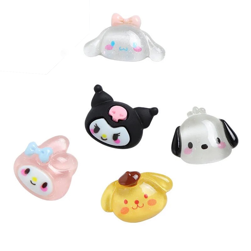 MurmerOfficial DIY Aksesoris Tempel Sanrio Lucu Cute Aksesoris Resin Colourfull Korea A103