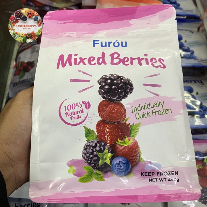 

Furou Mixed Berries Frozen | Buah Mix Berries 450 grm