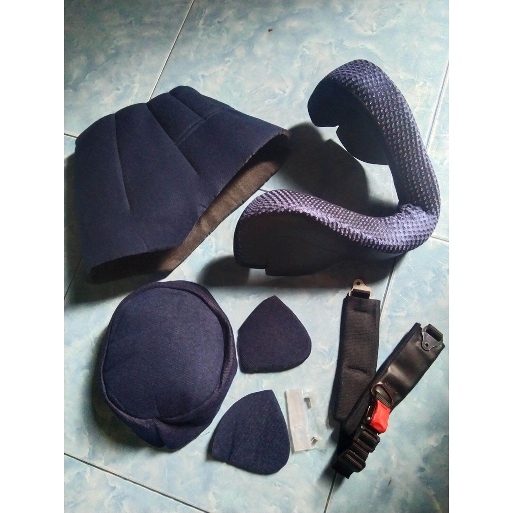 [COD]Busa Dalaman HELM LTD SPORTS FULL SET + Tali Helm Plus Paku Helm Original- SantapanKuliner19