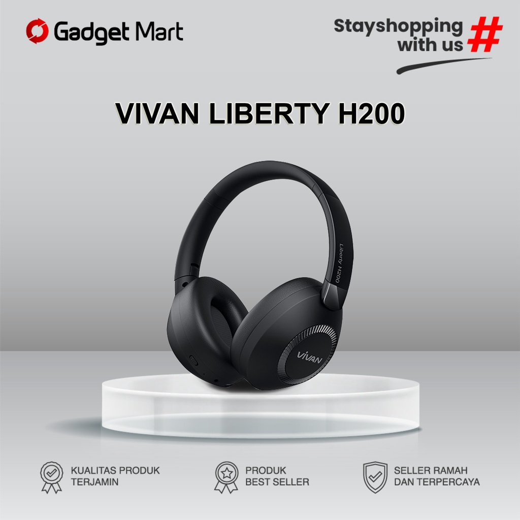 Headset VIVAN Wireless Bluetooth Liberty H200