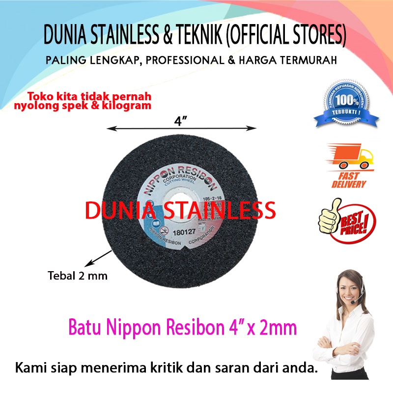 Batu Nippon Resibon 4in x 2mm