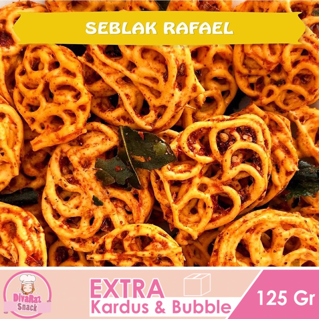 

KERUPUK SEBLAK RAFAEL PEDAS 125gram SEBLAK KERING RAFAEL PEDAS - Divaraz Snack | snack kiloan jajanan murah makanan ringan jajanan jadul camilan termurah cemilan sehat