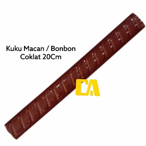 KUKU MACAN / BON-BON / LIS KERAMIK 20CM COKLAT