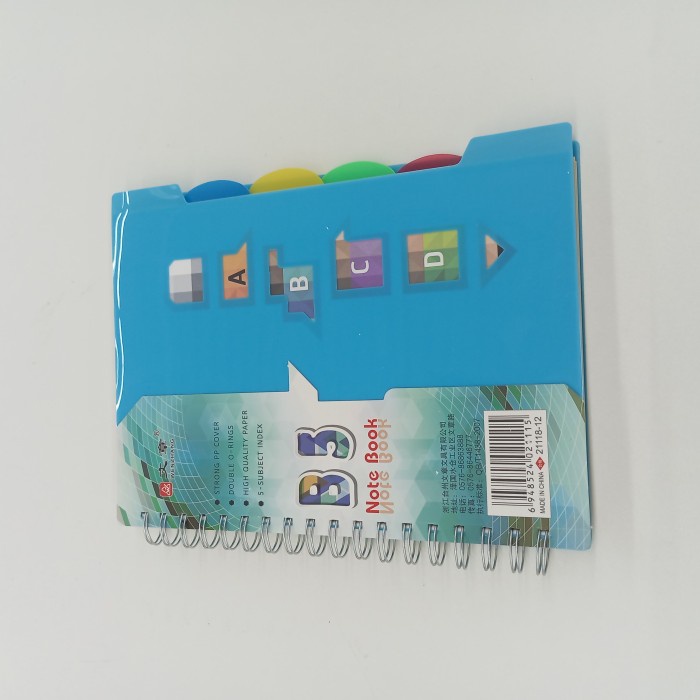 

Note Book Ukuran B5/Buku Catatan/Buku Tulis/Buku Diary Ukuran B5 - Biru Muda