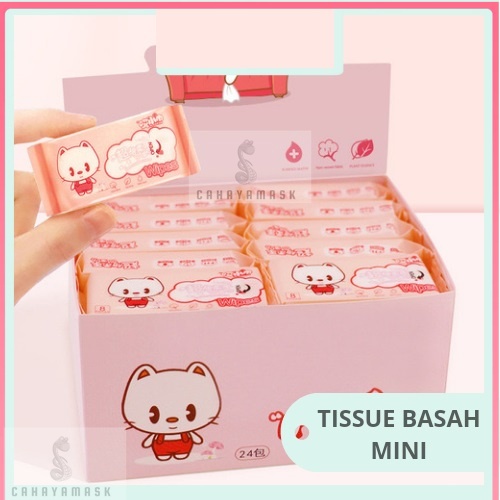 Tisu Basah Mini/Tissue Basah Kecil Travel