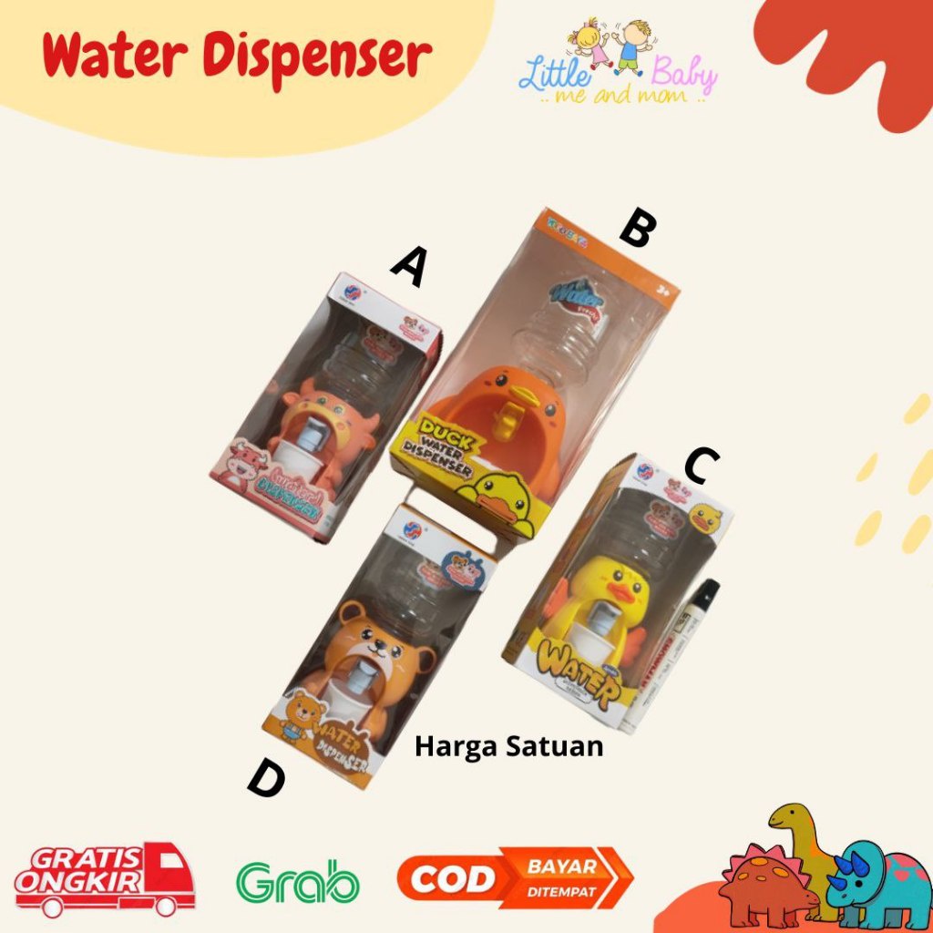 Dispenser Air Mini Mainan Dispenser Karakter Hewan