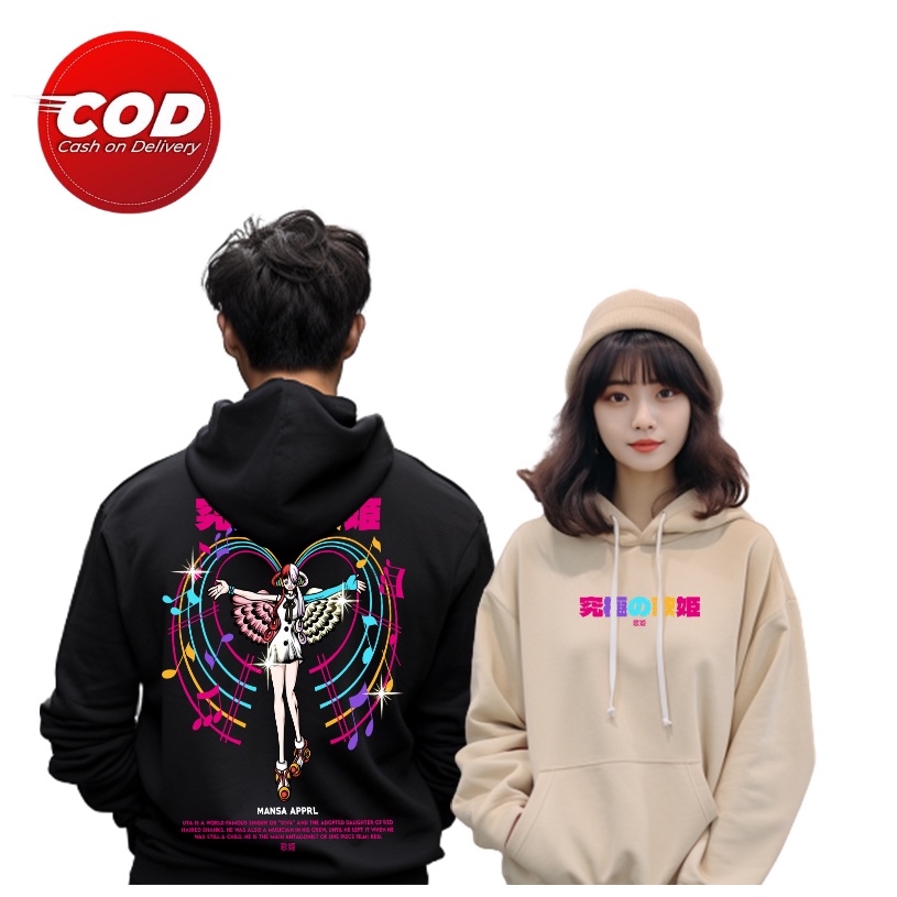 PROMO COD Hoodie One Piece UTA Uta shanks one piece Hoodie Distro keren kekinian lengan panjang unis
