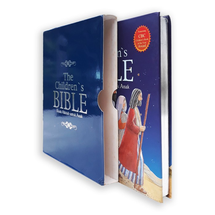 Terlaris ✨ - Buku The Children's Bible Kisah Alkitab untuk Anak Erlangga - PINK