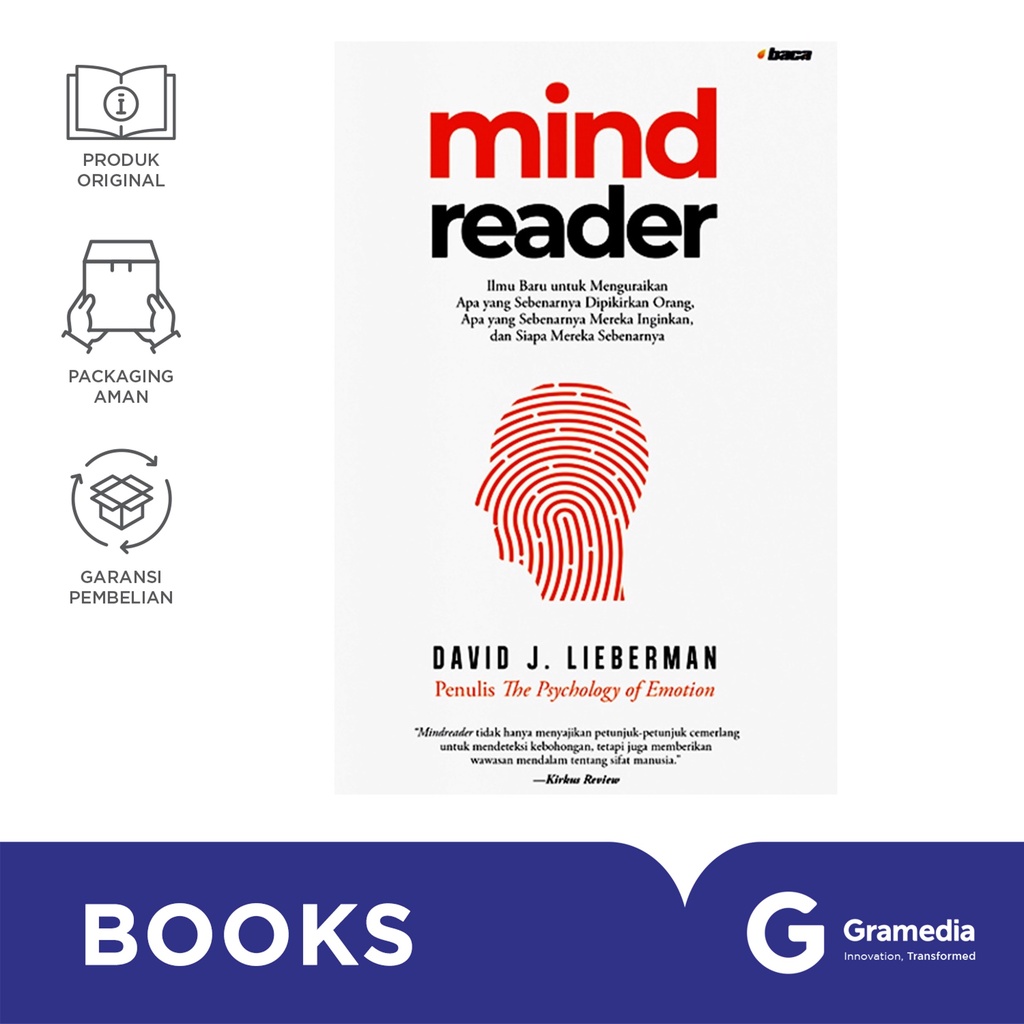 Buku Mind Reader (David J. Lieberman)