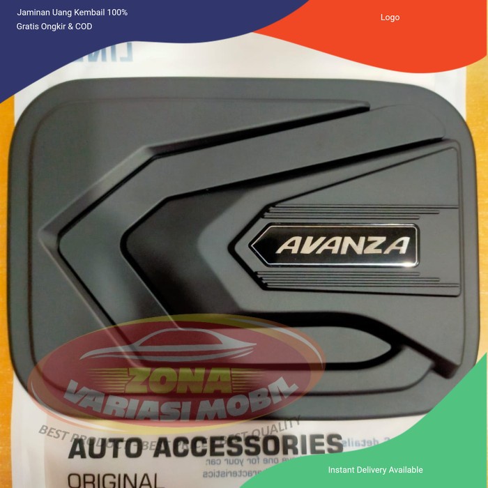Tank Cover All New Avanza Veloz 2012 2013 2014 - 2020 Full Hitam RLine Aksesoris mobil