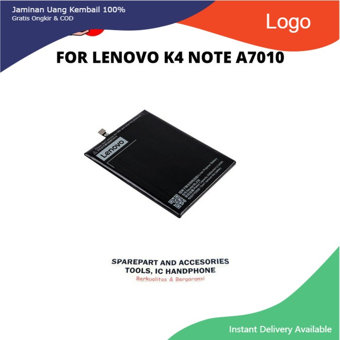 BATERAI LENOVO K4 NOTE A7010 ORIGINAL