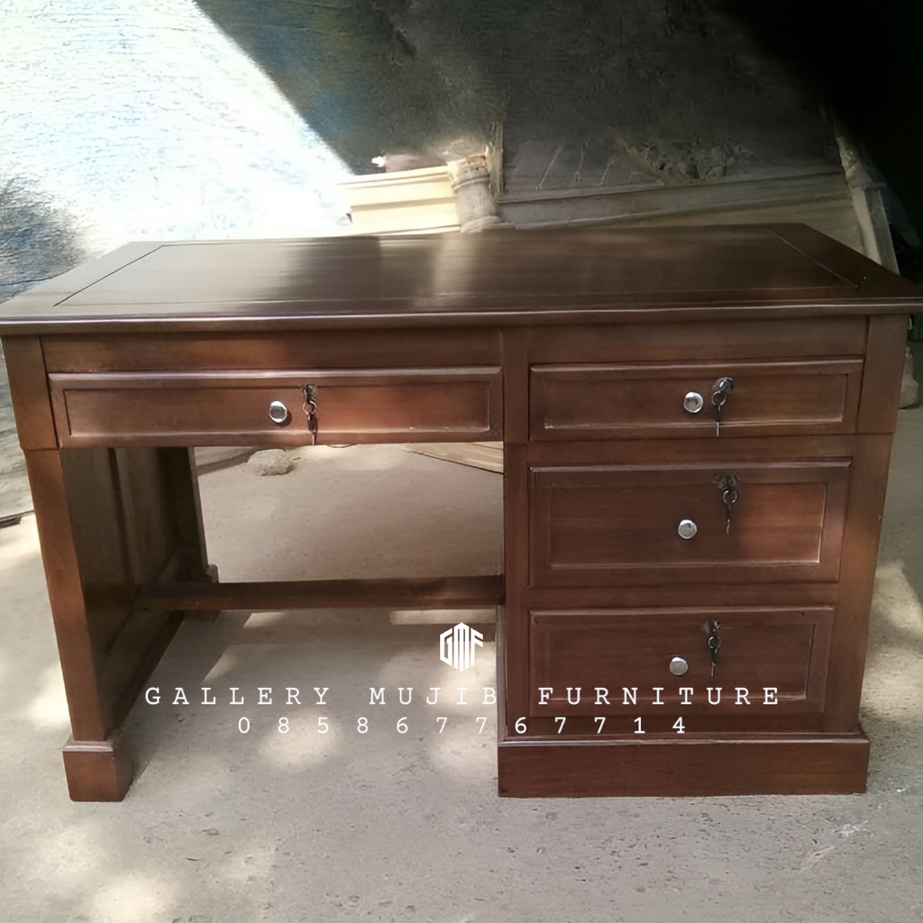 Meja Kantor Minimalis Jati,Meja Direktur Jati,meja Kantor Jati