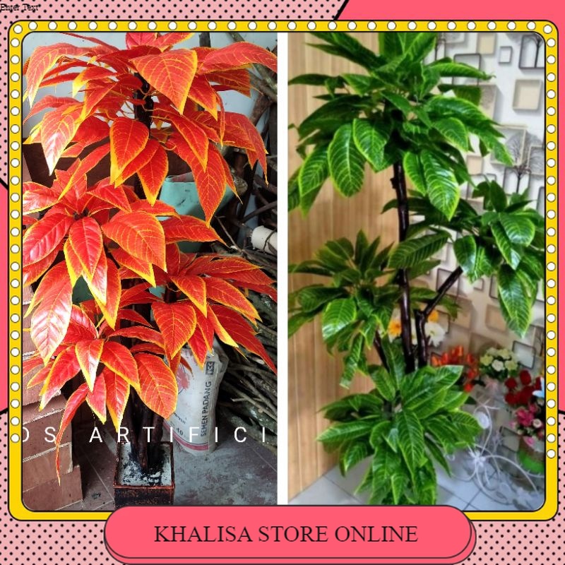 PROMO BEST SELLER POHON HIAS MANGGA ARTIFICIAL 150CM SUDUT RUANG TAMU POJOK TERLARIS/ BUNGA PLASTIK 