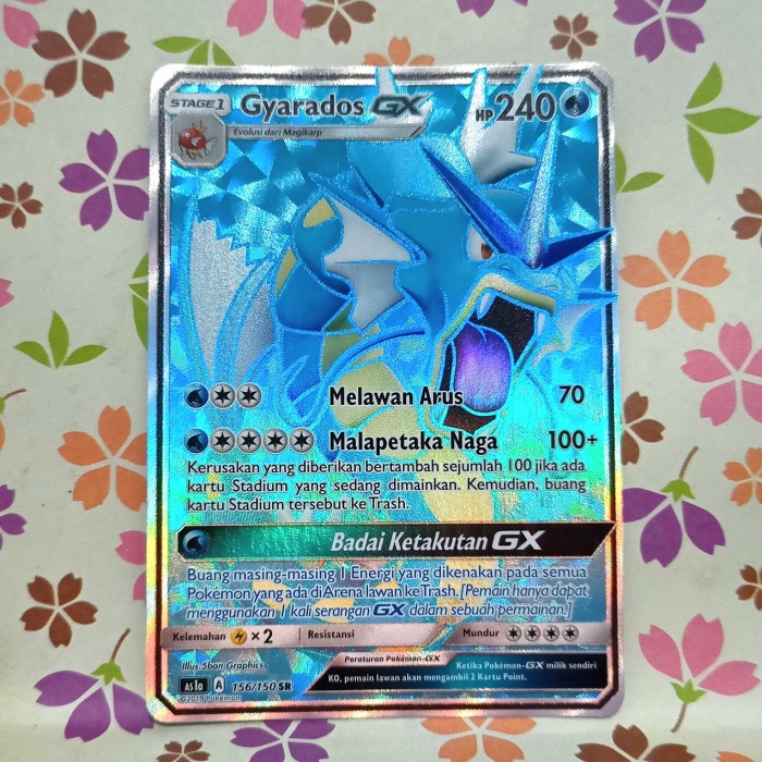 gyarados gx SR as1a 156/150 pokemon tgc indonesia