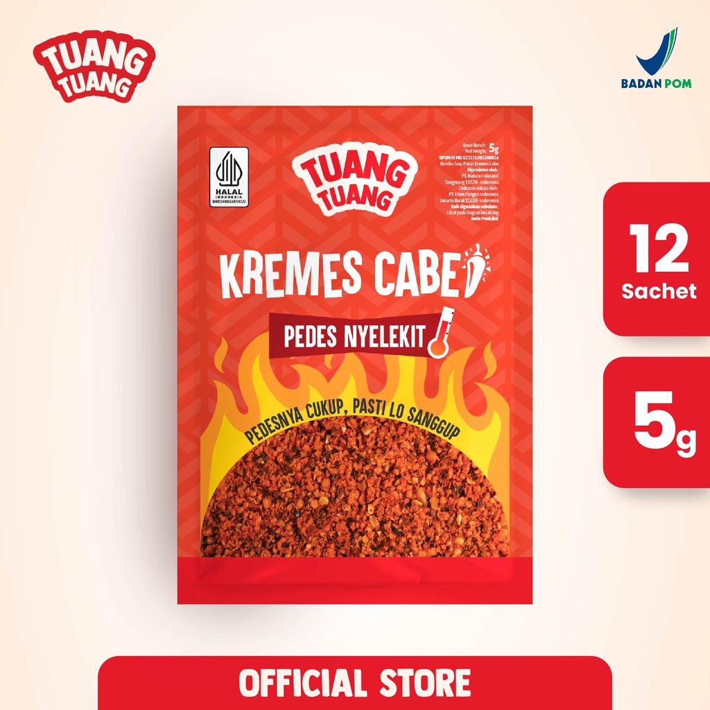 

TuangTuang - Kremes Cabe Pedes Nyelekit (sachet)