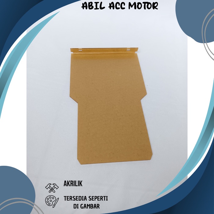 MUDFLAP AKRILIK VARIO 110 INJEKSI PANJANG MUDFLAP VARIO 110 FI