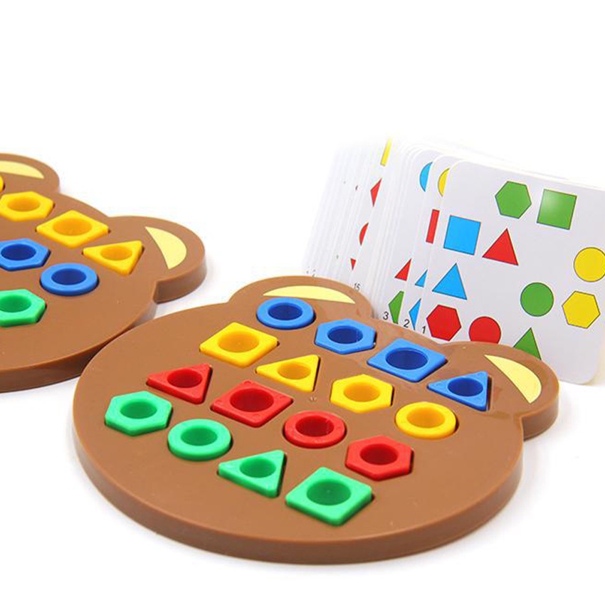 Matching Shape Mainan Balita Mainan Sensory Sensorik Anak Paud / Mainan Edukasi Anak Paud / Wooden