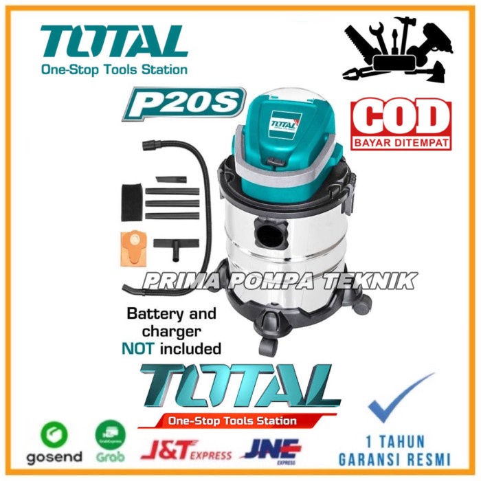TOTAL LITHIUM-ION VACUUM CLEANER/WET & DRY VACUUM CLEANER CORDLES