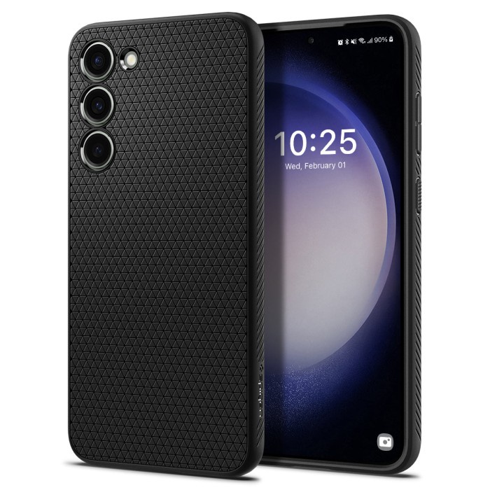 Case Samsung Galaxy S23/S23 Plus 5G Spigen Liquid Air Armor Casing - Hitam, S23 Plus