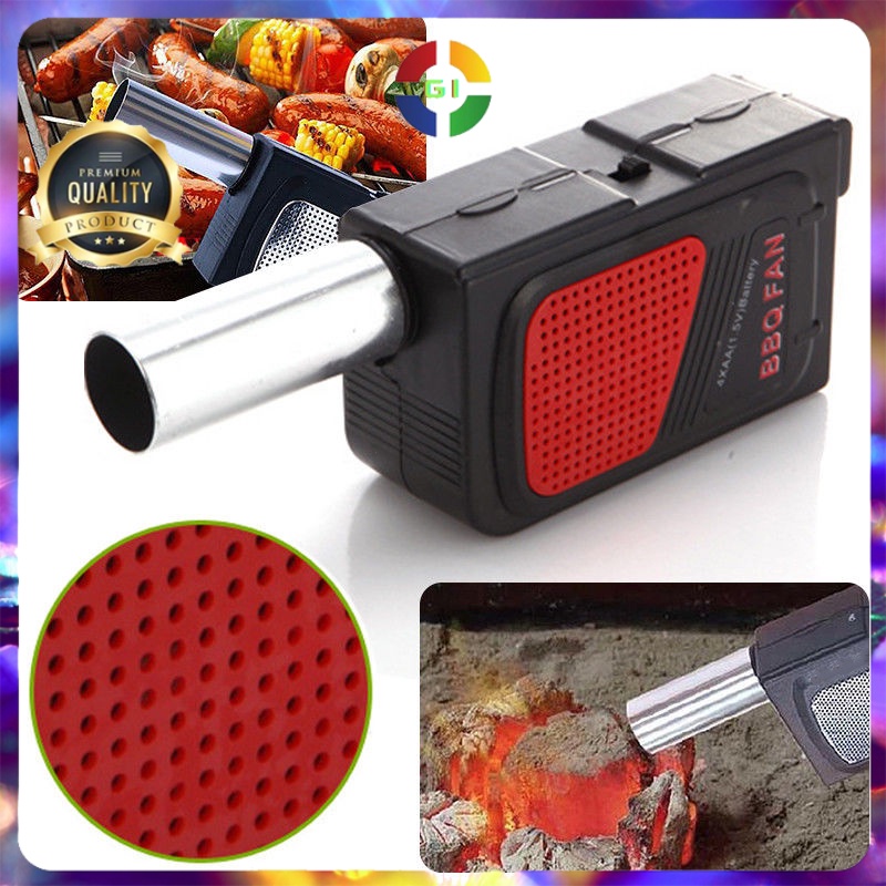 Kipas Angin BBQ Air Blower Electric Black