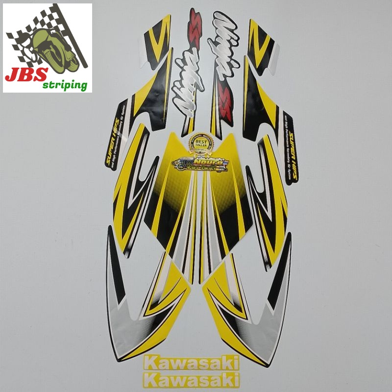Striping ninja ss stiker kawasaki ninja ss 2010