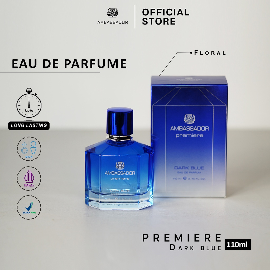AMBASSADOR EAU DE PARFUME PREMIERE DARK BLUE - 110ML