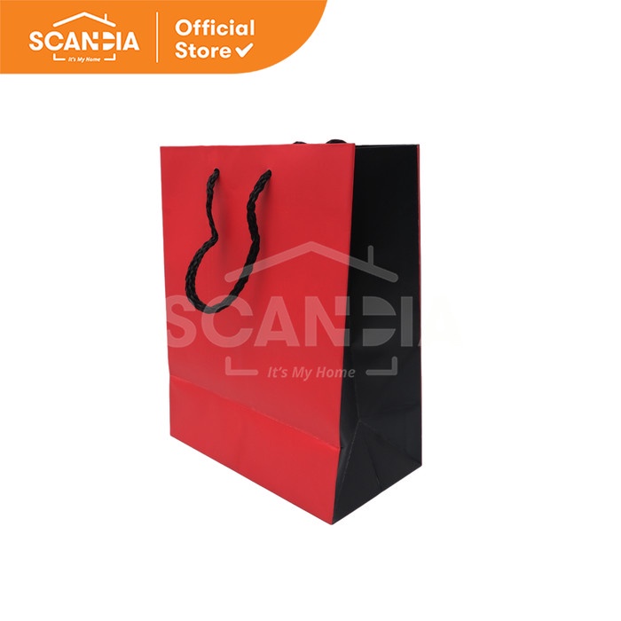 

SCANDIA Paper bag Gift Bag Matte Medium Red (SC0403)