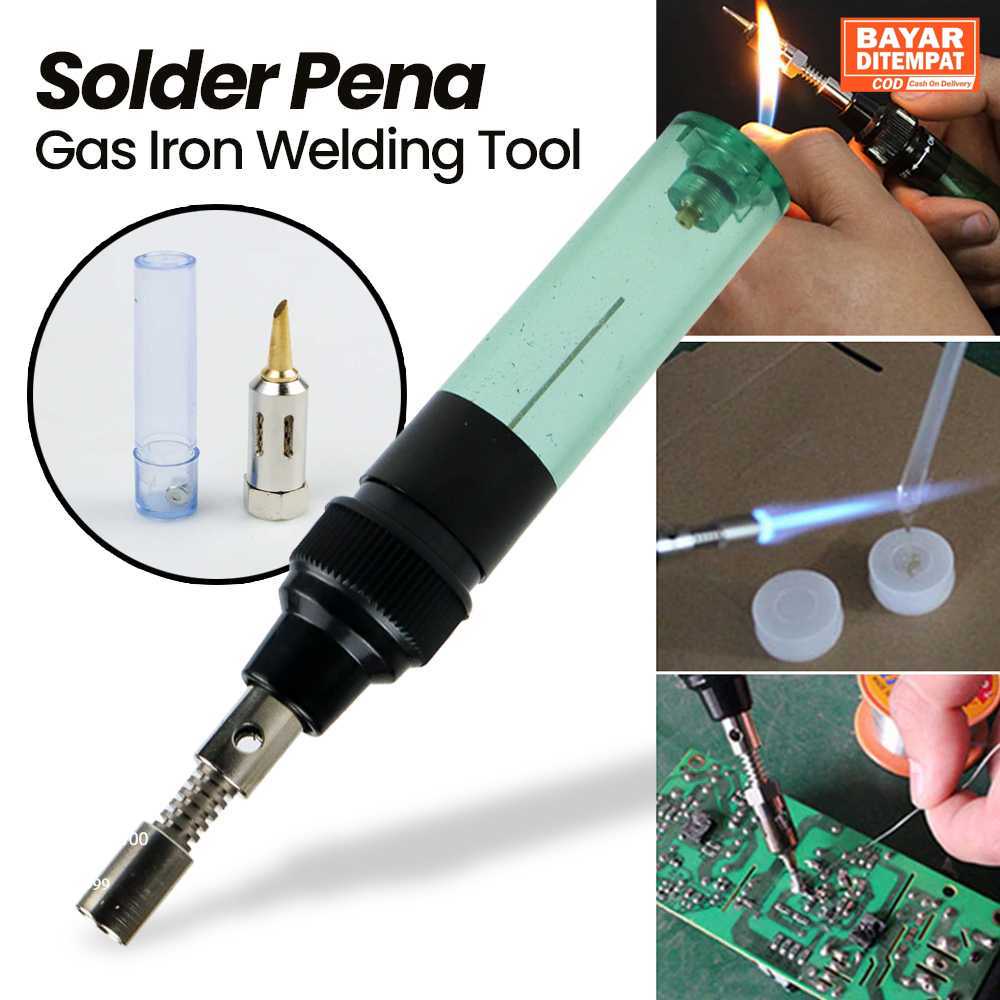 ( ORI ) JHHTDZ Solder Pena Gas Iron Welding Tool 3 in 1 1300C - HT-F01
