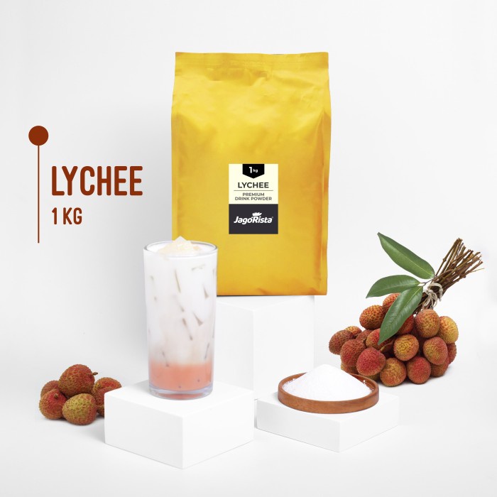 

1 Kg Jagorista - Lychee - Premium Bubble Drink Powder