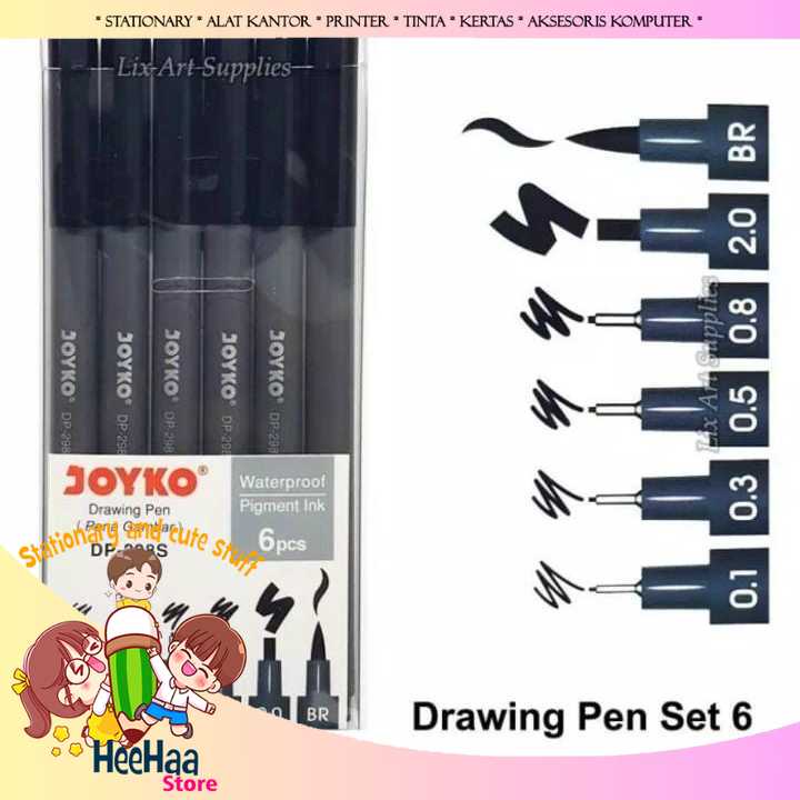 

Drawing Pen JOYKO DP-298S set 6