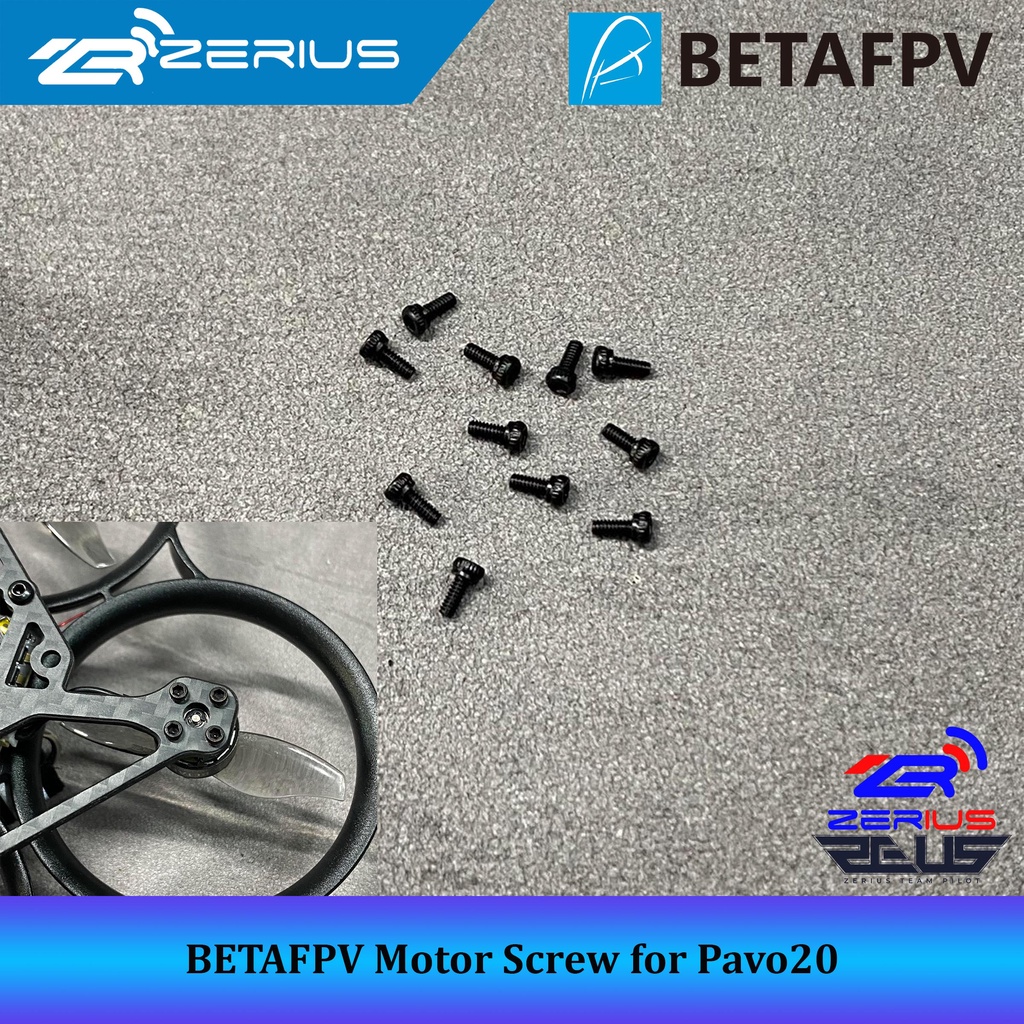 BETAFPV M1.6x4 Screw for Pavo20 Motor, Pavo20 Screw M1.6 x 4